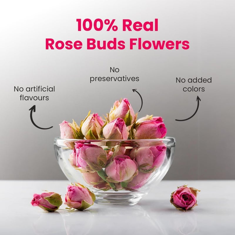 BLUE TEA Rose Buds Flower Tea - 30g - Image 3